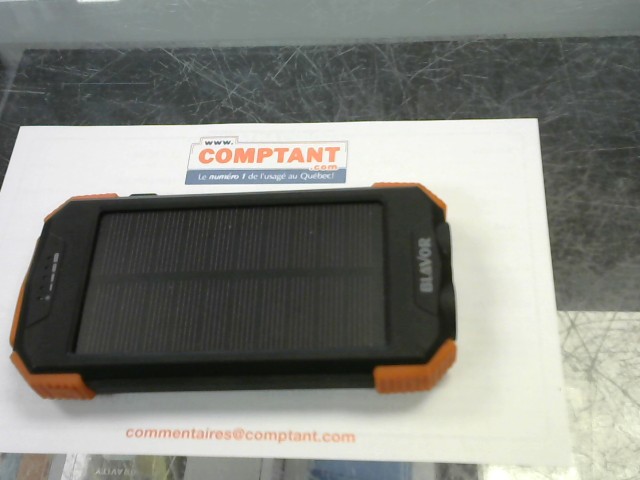 Powerbank sans fils solaire