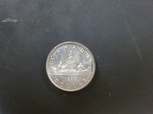 Piece en argent canadien 1962