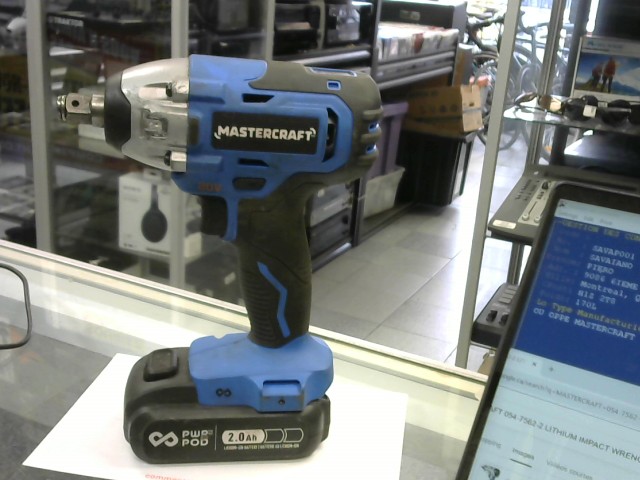 Lithium impact wrench usager