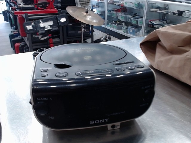 Radio cd clock am fm radio sony