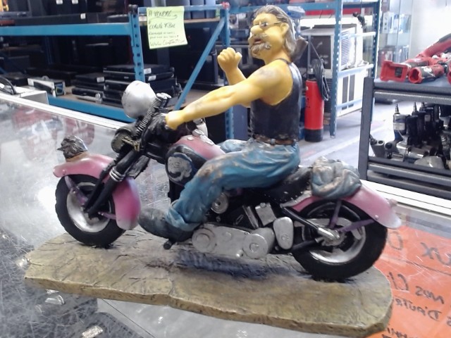 Figurine collection biker (simpson)