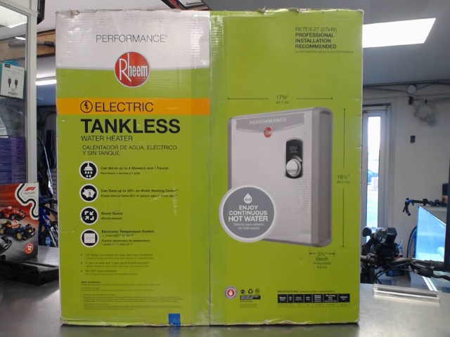 Tankless water heater b