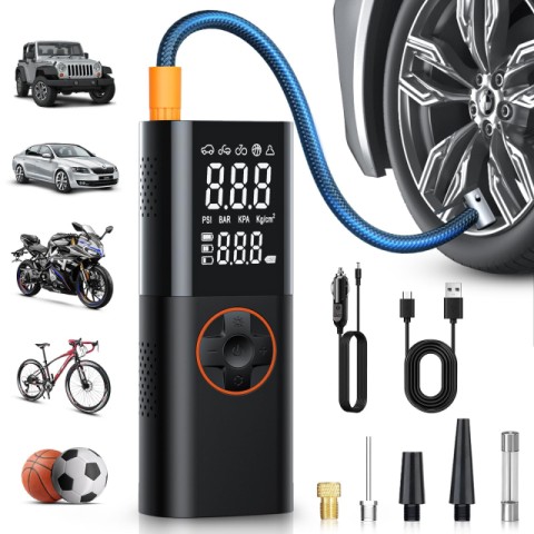 Portable tire inflator