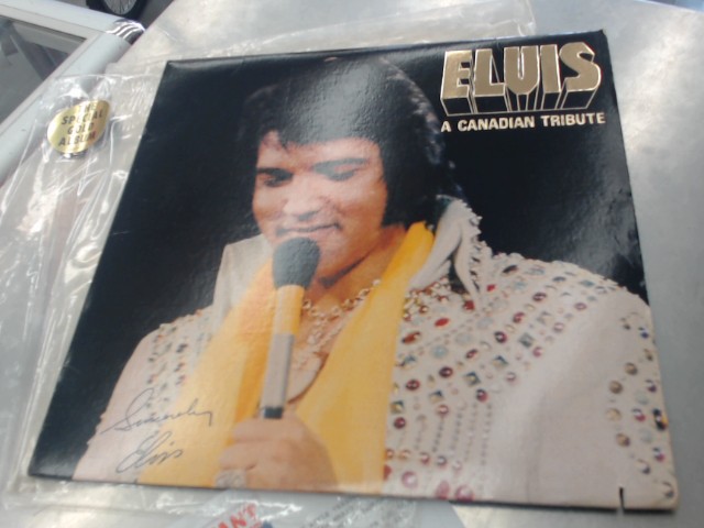 Vynile elvis presley-a canadian tribute