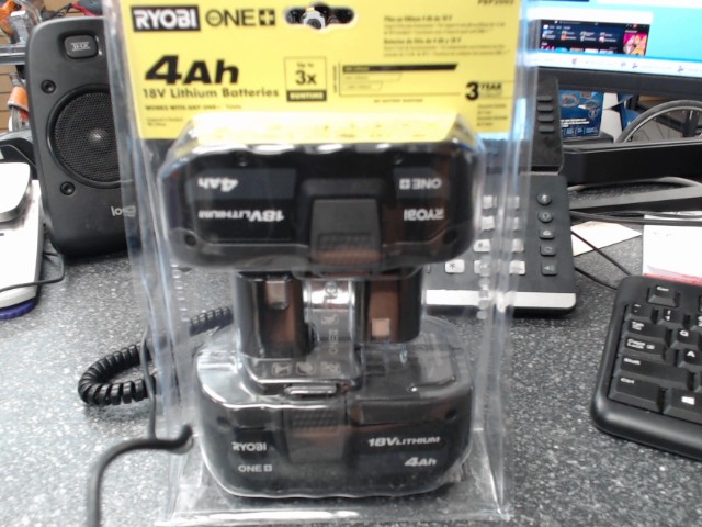 2-pack 4ah batterie