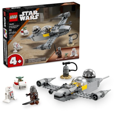 Lego star wars mando and grogu n-1 starf