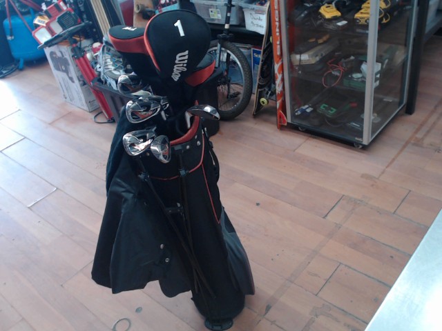 Enseble golf droitier 10 baton+chariot