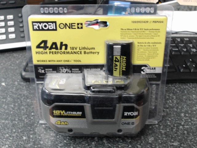 18v high performance 4ah battery