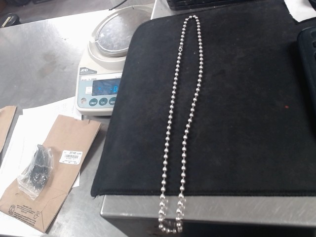 Collier de perles en argent