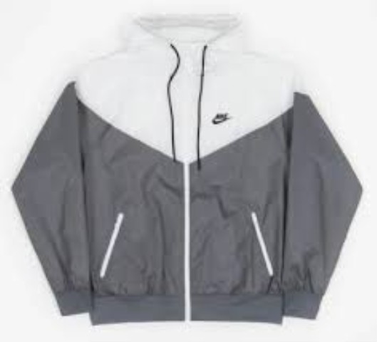 Veste nike blanche/gris