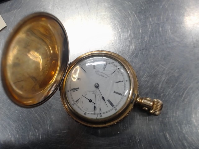 Montre de poche waltham plaqu�e 14k