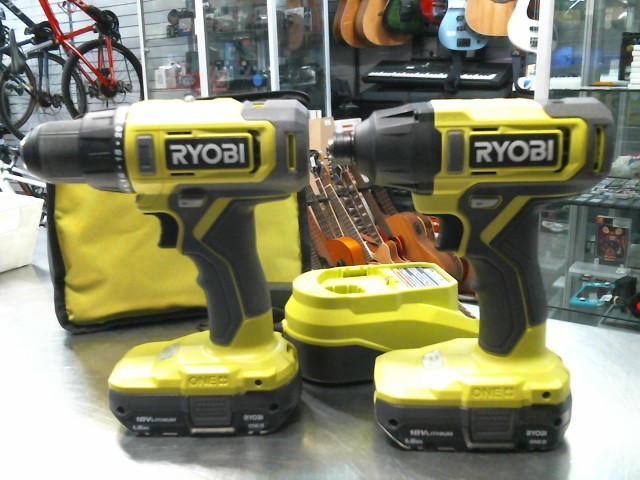 Kit driver+impact+2 batt+chargeur+sac