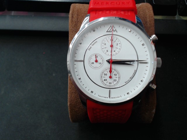 Montre mattewew mercury red bracelet