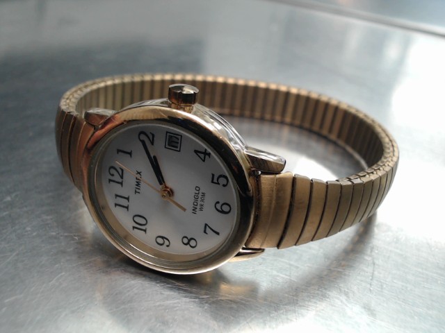 Montre gold tone femme rond