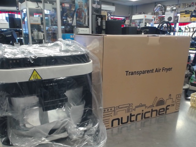 Nutrichef transparent air fryer