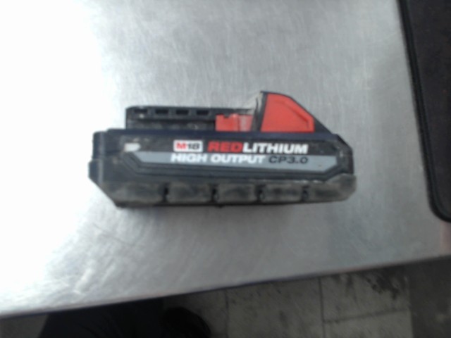 Milwaukee 3.0ah battery used