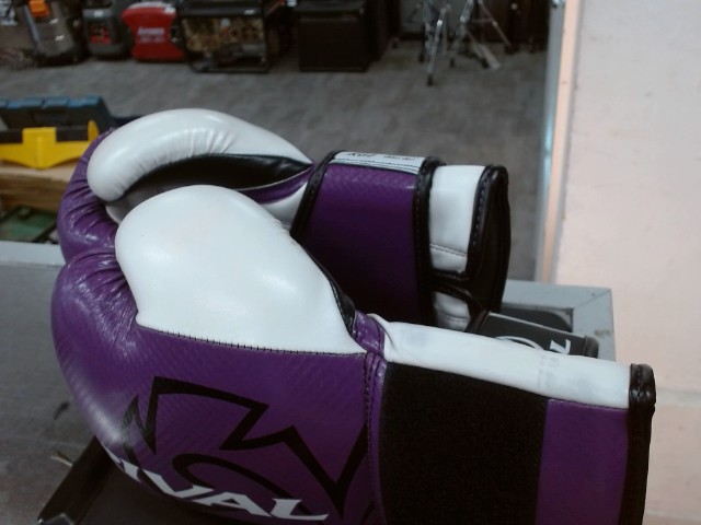 Pair gants boxe mauve 8oz