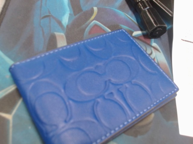 Wallet coach bleu