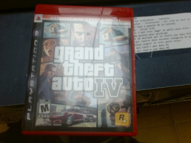 Grand theft auto 4 ps3 greatest hits