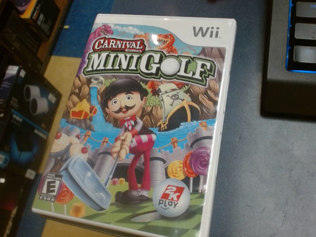 Carnival minigames minigolf wii