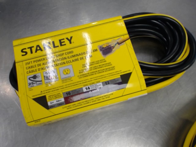 Stantley 25ft power light shop cord