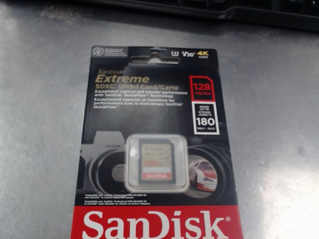Sandisk 128gb extreme sd