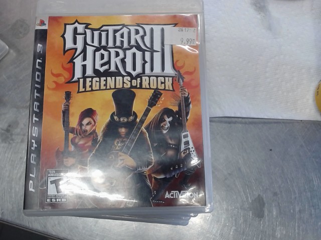 Guitar hero 3 legend of rock