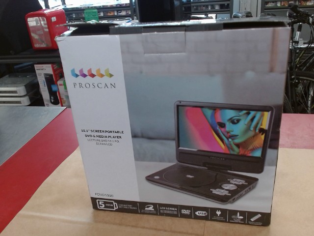 Lecteur dvd portable amovible