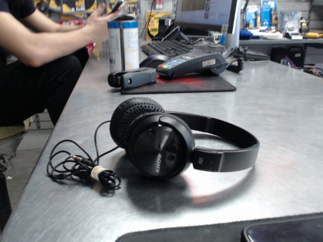 Casque d'ecoute sony noir