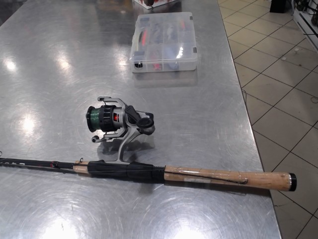 Canne a peche avec rilet