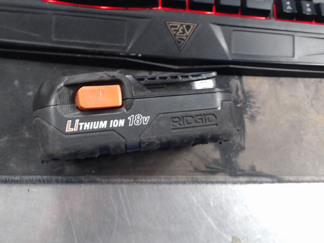 Ridgid battery used