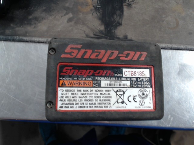 Snap-on 18v 4.0ah battery used