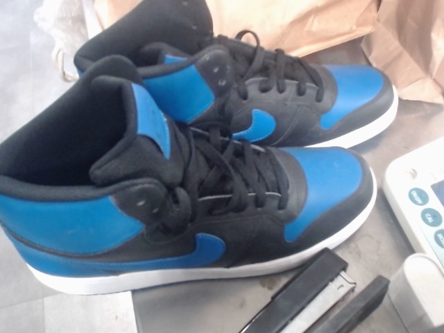 Nike blue and black shoes