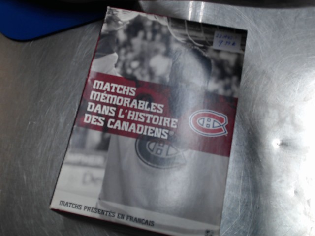 Coffret match memorable des canadiens