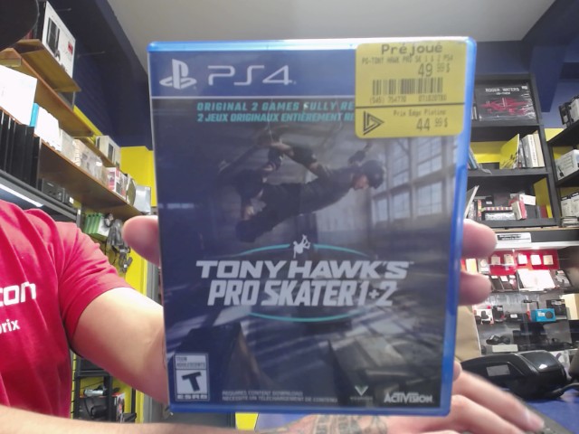 Tony hawk's pro skater 1+2