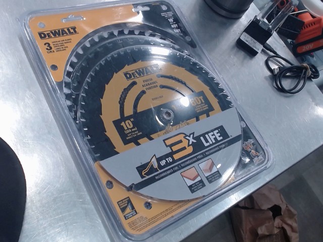 3 x pack de scie neuve 10''
