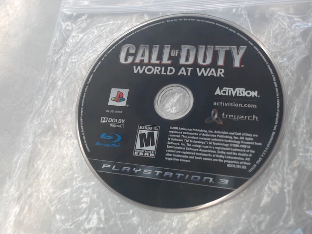 Call of duty wolrd at war loose