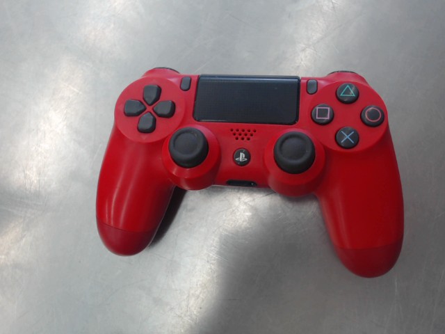 Manette de ps4 rouge et noir