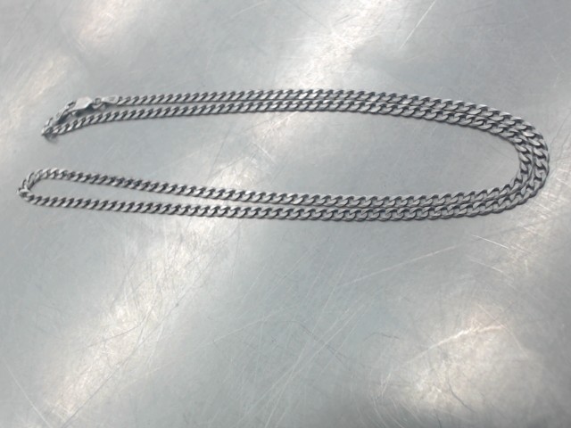 Chaine en argent maille figaro