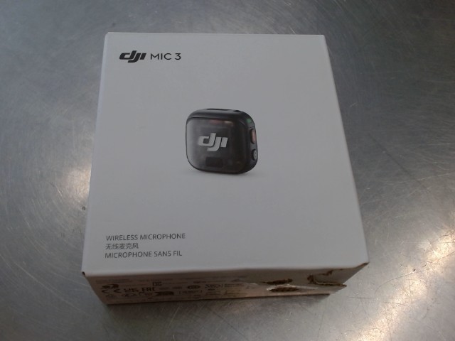 Dji mic 3 dans la boite