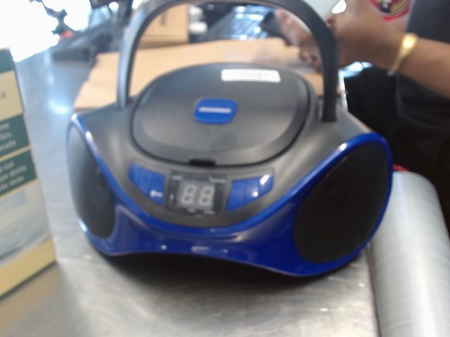 Lecteur cd bt noir blue