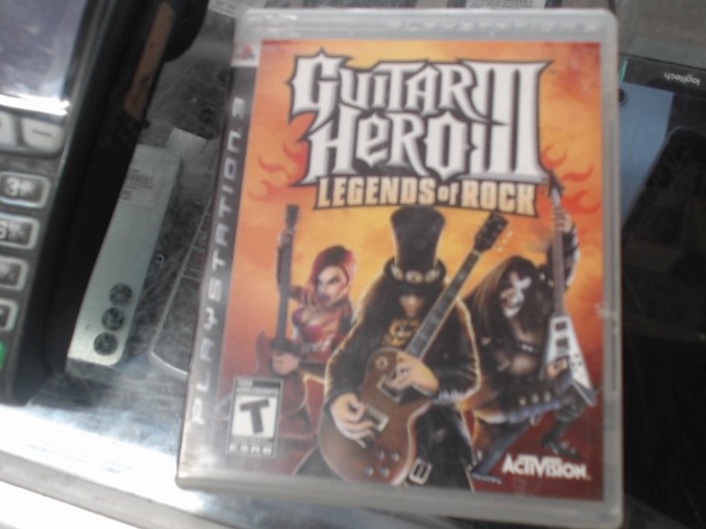 Guitar hero 3 legends of rock