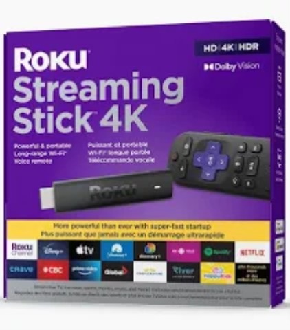 Roku streaming stick 4k, hd brand new