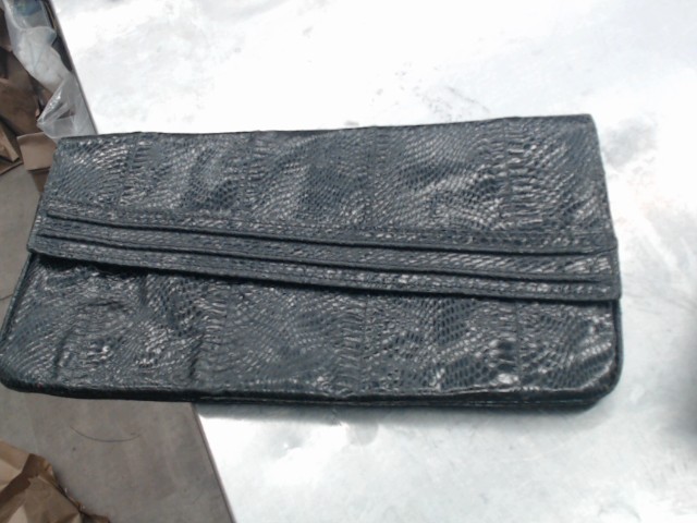 Snake skin black handbag italy