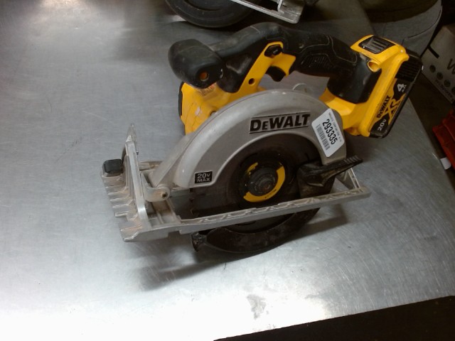 Scie ronde dewalt avec batterie