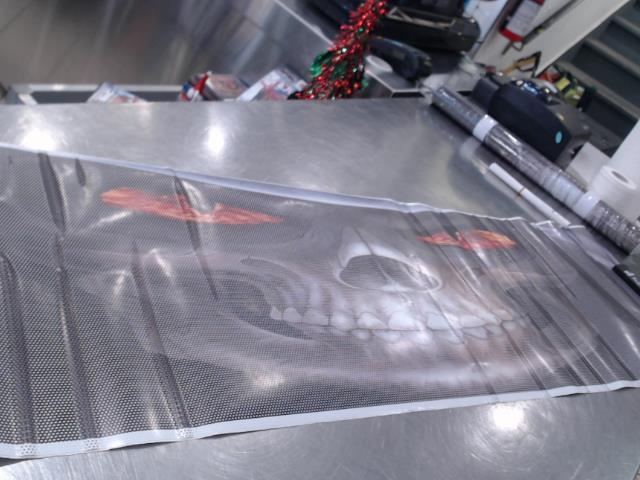 Collant pour vitre d auto tete de mort