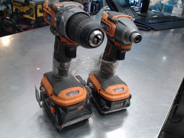 Drill+impact+2batt ridgid