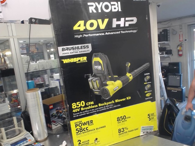 40v backpack blower kit neufe en boite