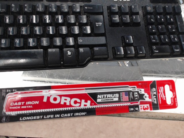 Pack 3 blades thick metal cast carbide