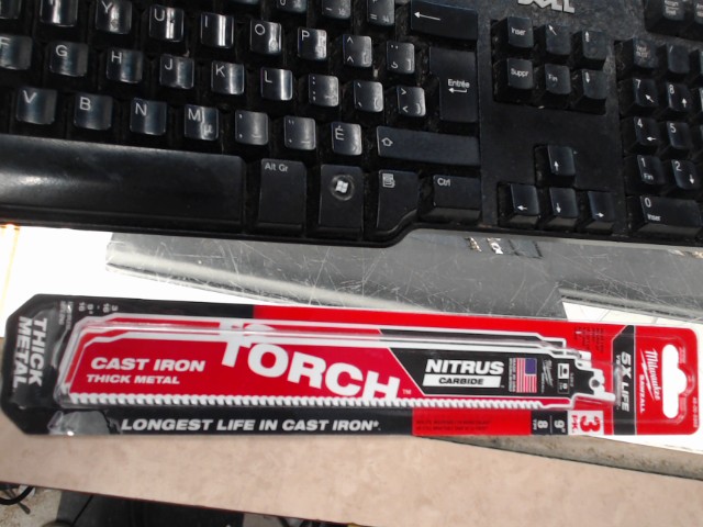 Pack 3 blades thick metal cast carbide